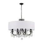 Crystorama - Othello Drum Shade Chandelier - 6628-MK-CL-MWP - Canada Light Shop