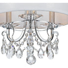 Crystorama - Othello Drum Shade Semi-Flush Mount - 6623-CH-CL-MWP_CEILING - Canada Light Shop