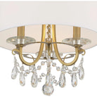 Crystorama - Othello Drum Shade Semi-Flush Mount - 6623-CH-CL-MWP_CEILING - Canada Light Shop