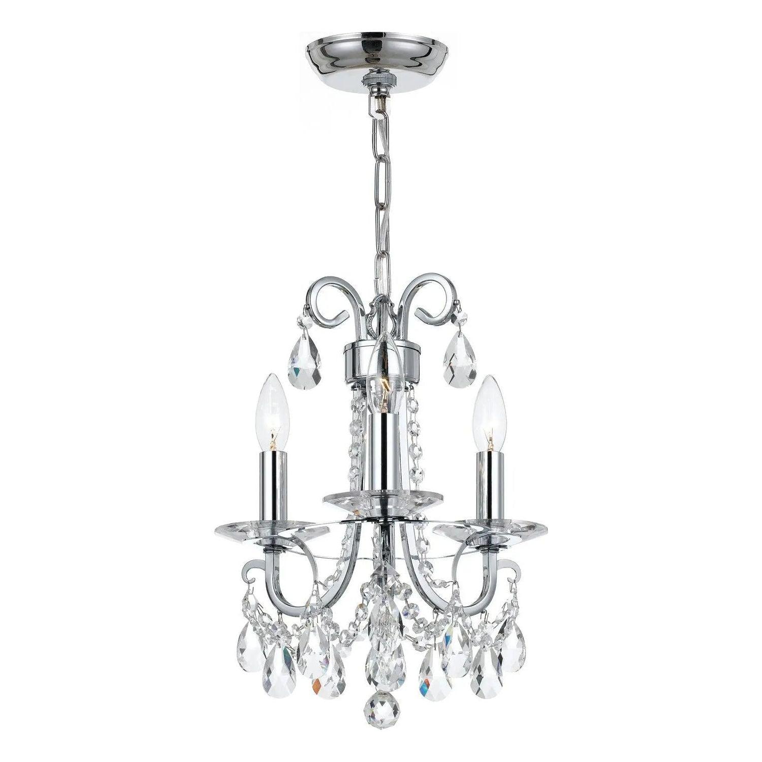 Crystorama - Othello Mini Chandelier - 6823-CH-CL-S - Canada Light Shop