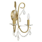 Crystorama - Othello Wall Sconce - 6822-VG-CL-SAQ - Canada Light Shop