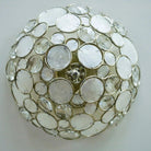 Crystorama - Palla Three Light Ceiling Mount - 524-SA - Canada Light Shop