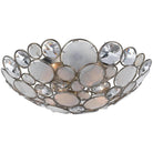 Crystorama - Palla Three Light Ceiling Mount - 524-SA - Canada Light Shop