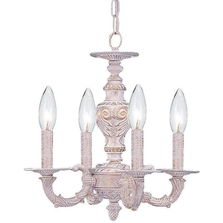 Crystorama - Paris Market Four Light Mini Chandelier - 5124-AW - Canada Light Shop