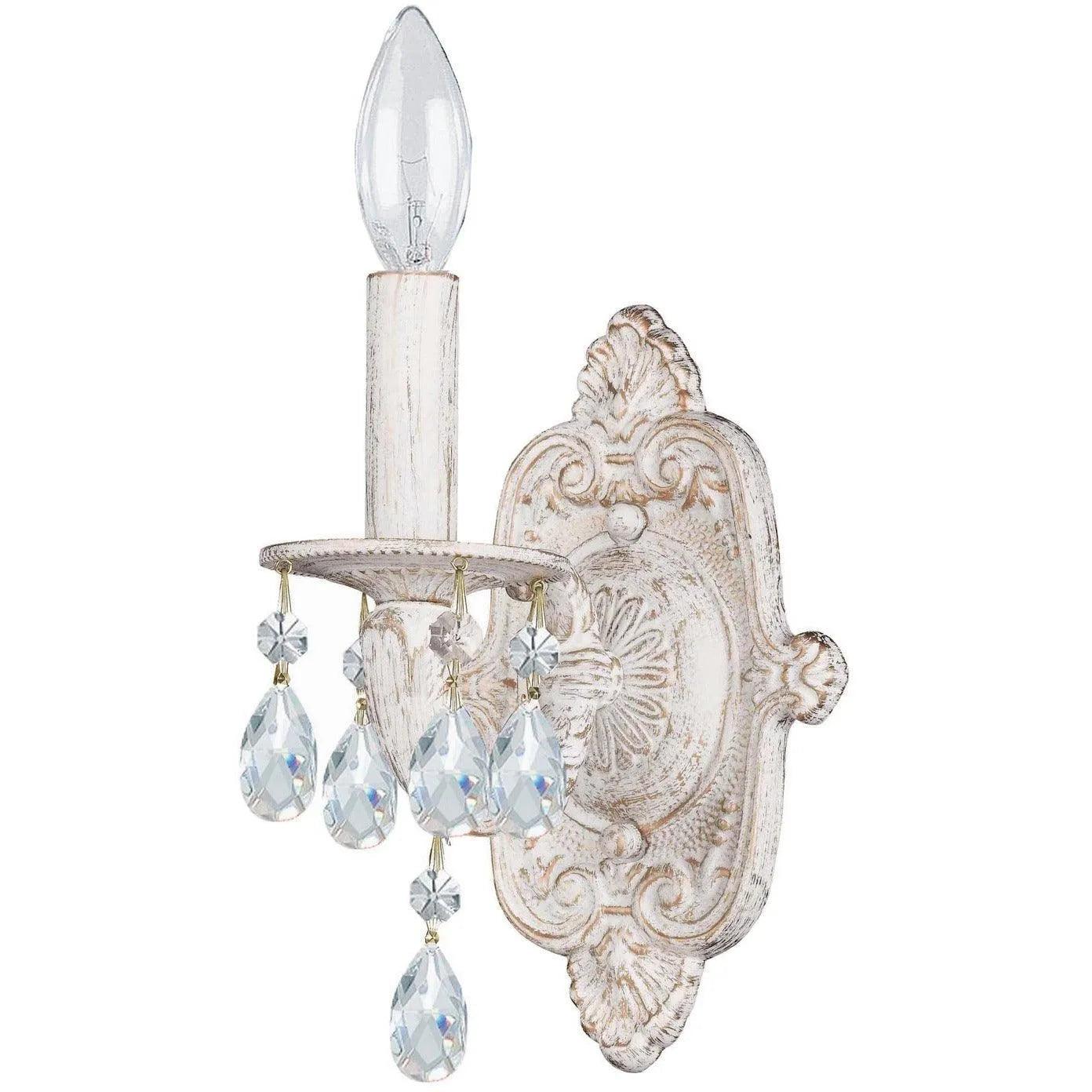 Crystorama - Paris Market One Light Wall Mount - 5021-AW-CL-SAQ | Canada Light Shop
