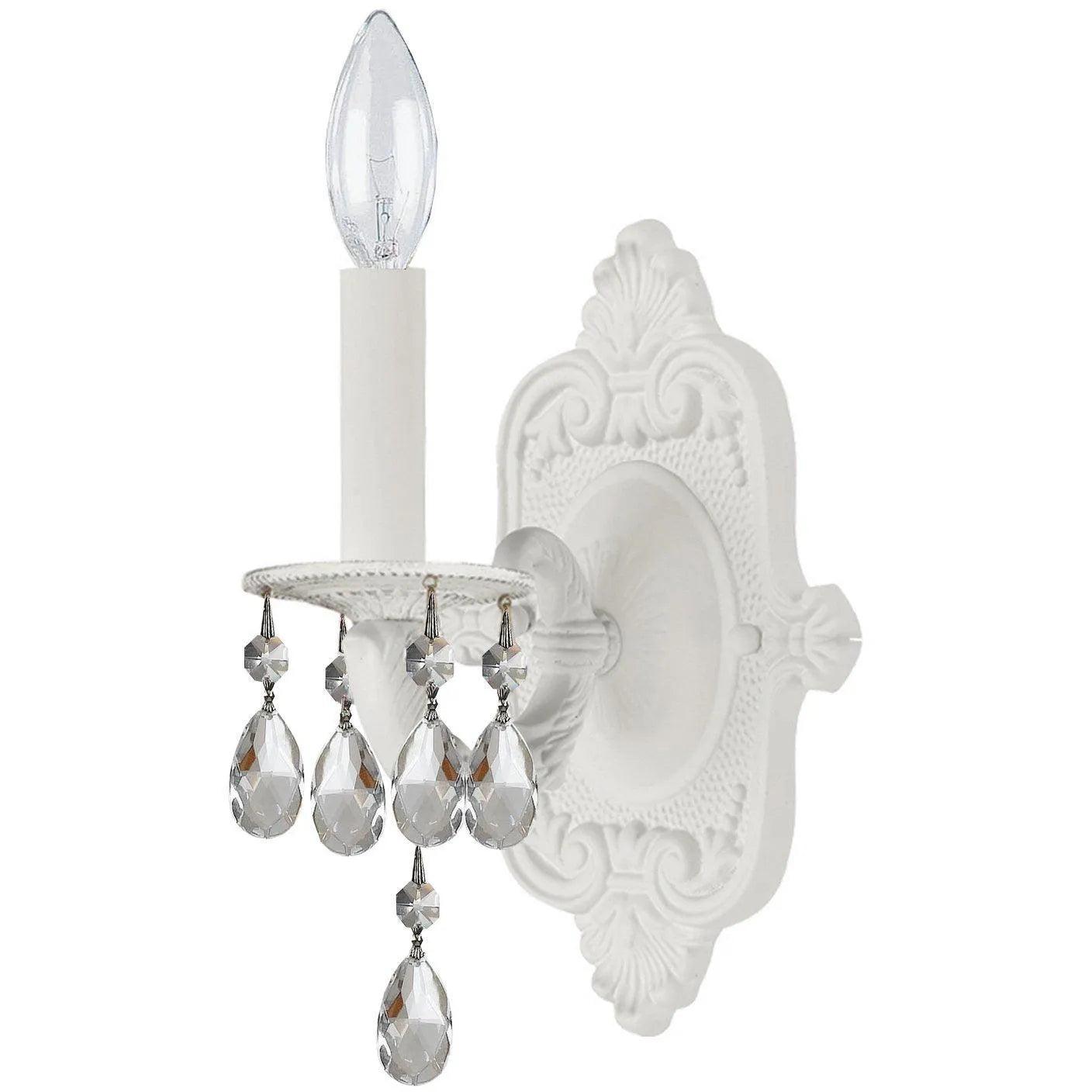 Crystorama - Paris Market One Light Wall Mount - 5021-WW-CL-SAQ | Canada Light Shop