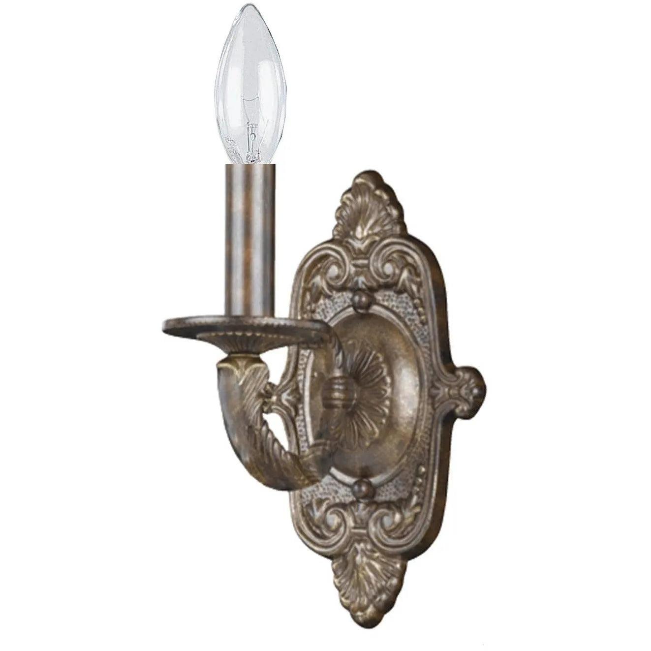 Crystorama - Paris Market One Light Wall Mount - 5111-VB - Canada Light Shop