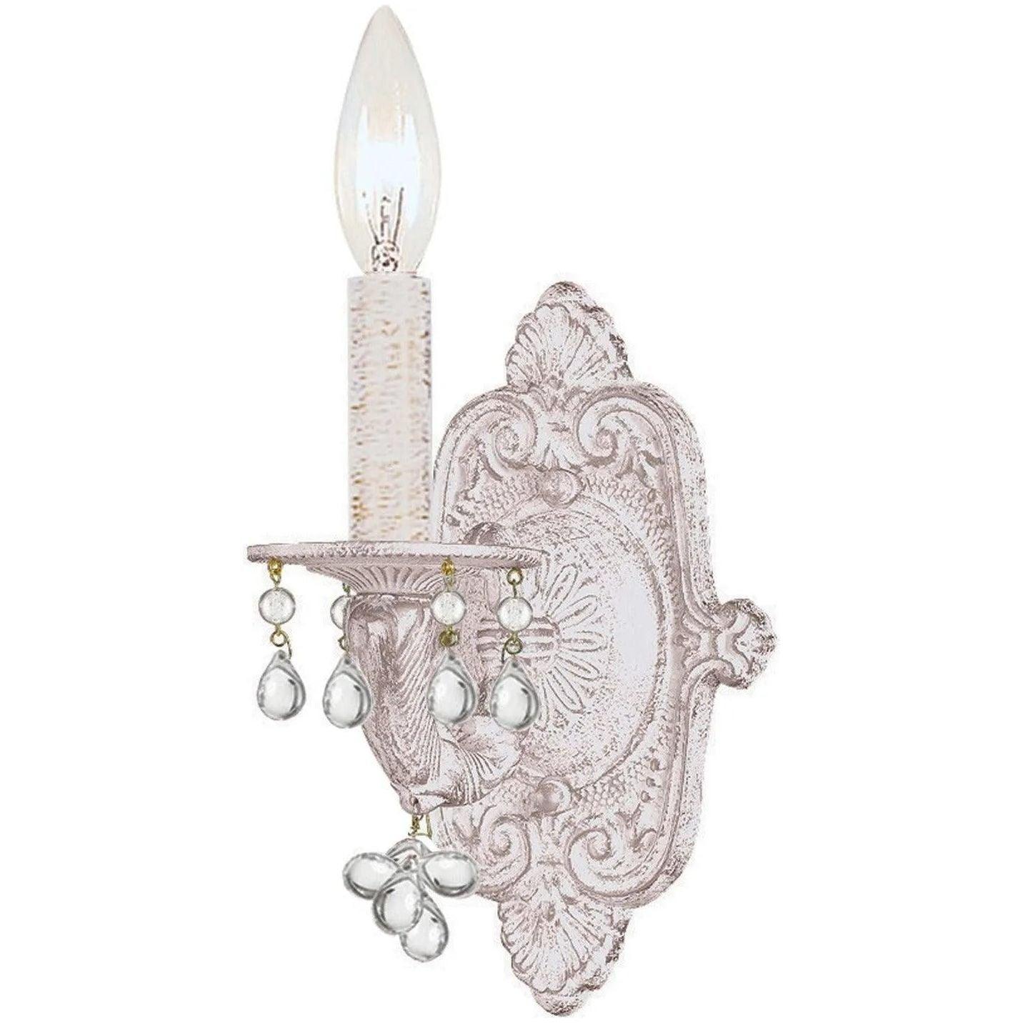 Crystorama - Paris Market One Light Wall Mount - 5201-AW-CLEAR - Canada Light Shop