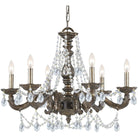 Crystorama - Paris Market Six Light Chandelier - 5026-VB-CL-SAQ - Canada Light Shop
