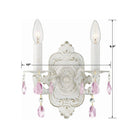 Crystorama - Paris Market Two Light Wall Mount - 5022-AW-CL-MWP - Canada Light Shop