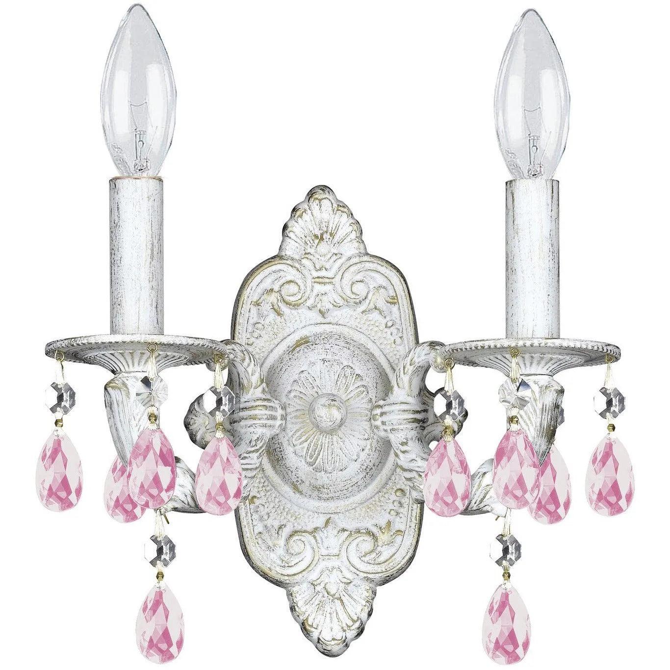 Crystorama - Paris Market Two Light Wall Mount - 5022-AW-RO-MWP - Canada Light Shop
