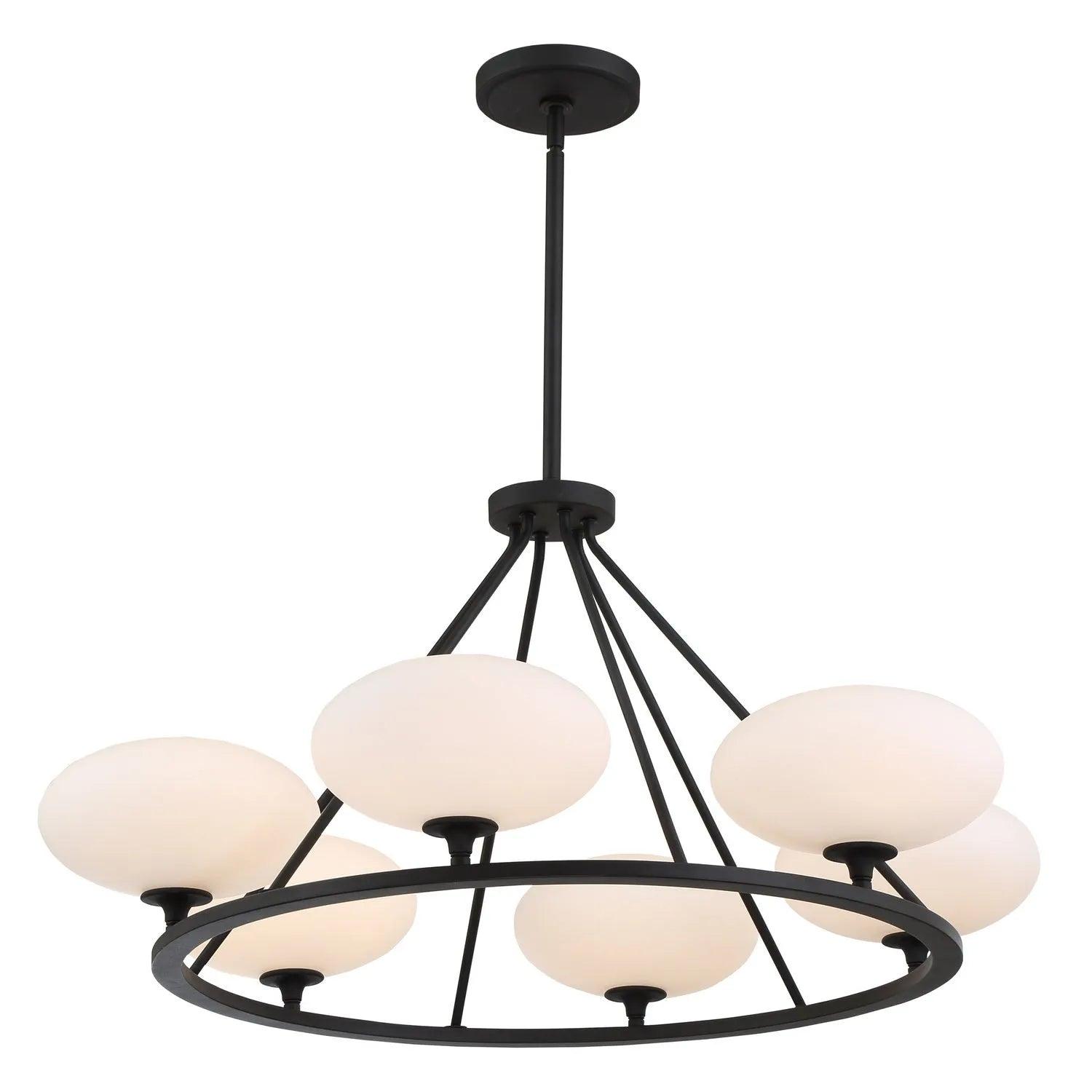 Crystorama - Parker Chandelier - PKR-B8508-BF - Canada Light Shop