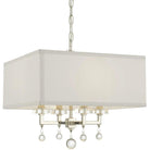Crystorama - Paxton Four Light Chandelier - 8105-PN - Canada Light Shop