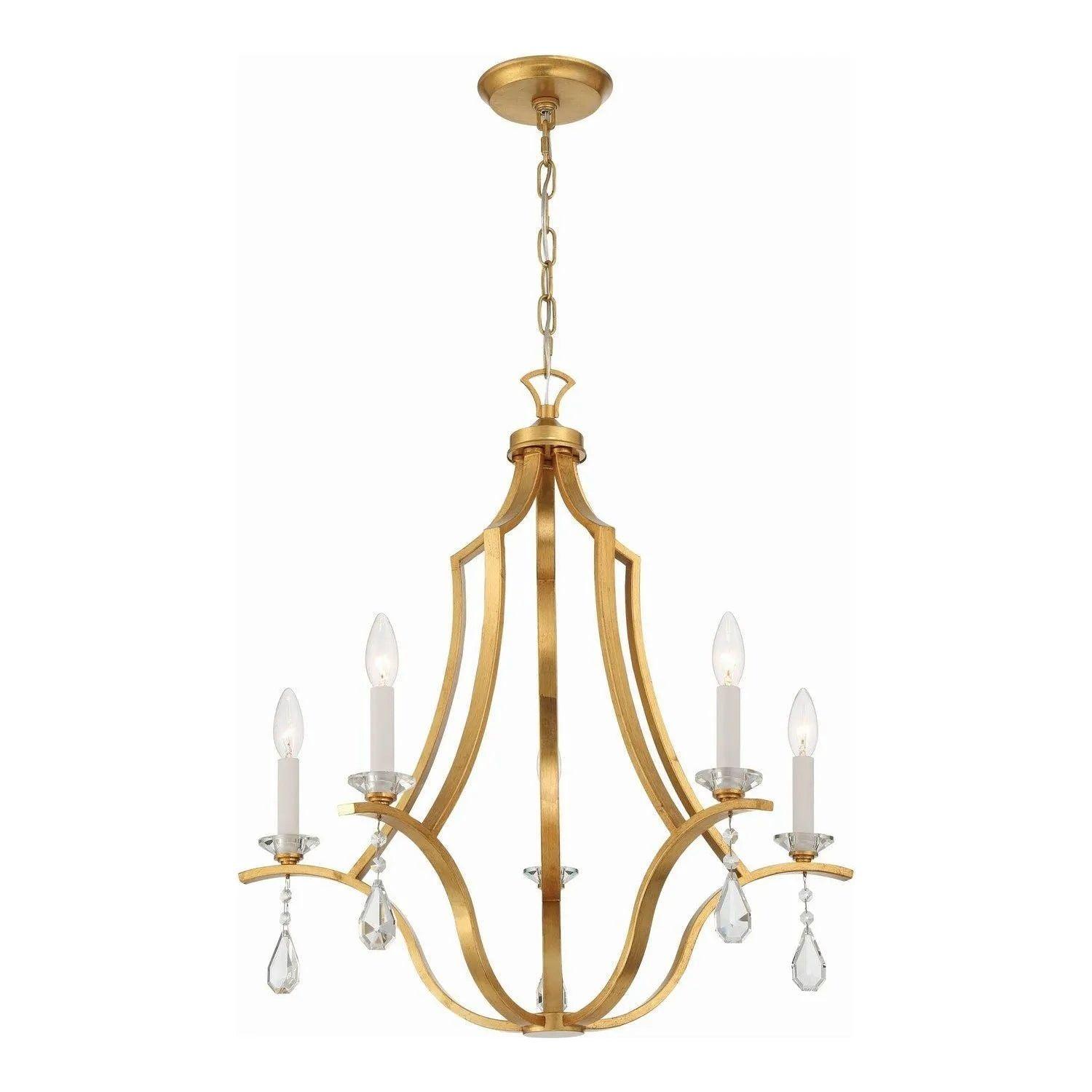 Crystorama - Perry Chandelier - PER-10405-GA - Canada Light Shop