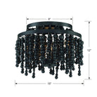 Crystorama - Poppy Three Light Ceiling Mount - POP-A5073-FB - Canada Light Shop