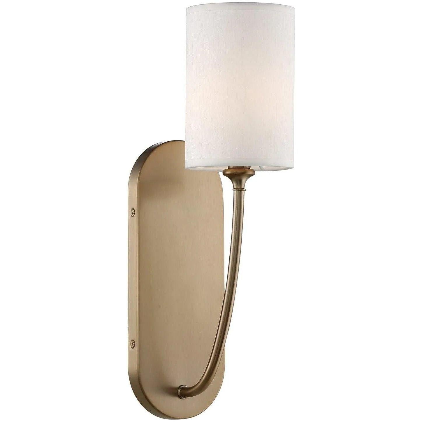 Crystorama - Preston One Light Wall Mount - PRE-461-VG - Canada Light Shop