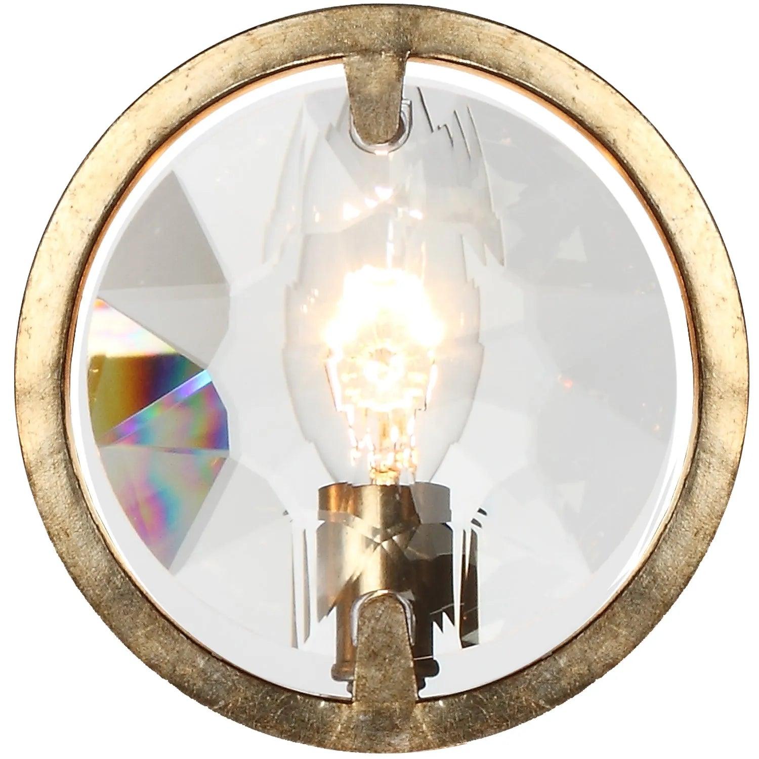 Crystorama - Quincy One Light Wall Mount - QUI-7621-DT - Canada Light Shop