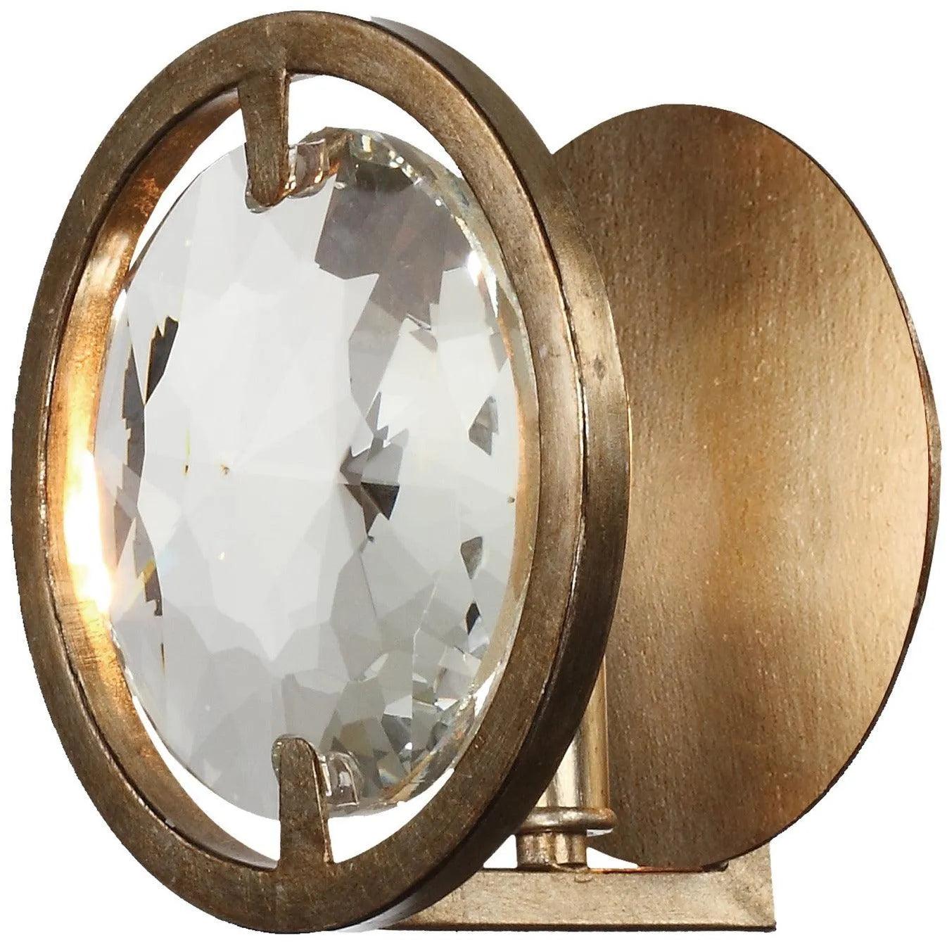 Crystorama - Quincy One Light Wall Mount - QUI-7621-DT - Canada Light Shop