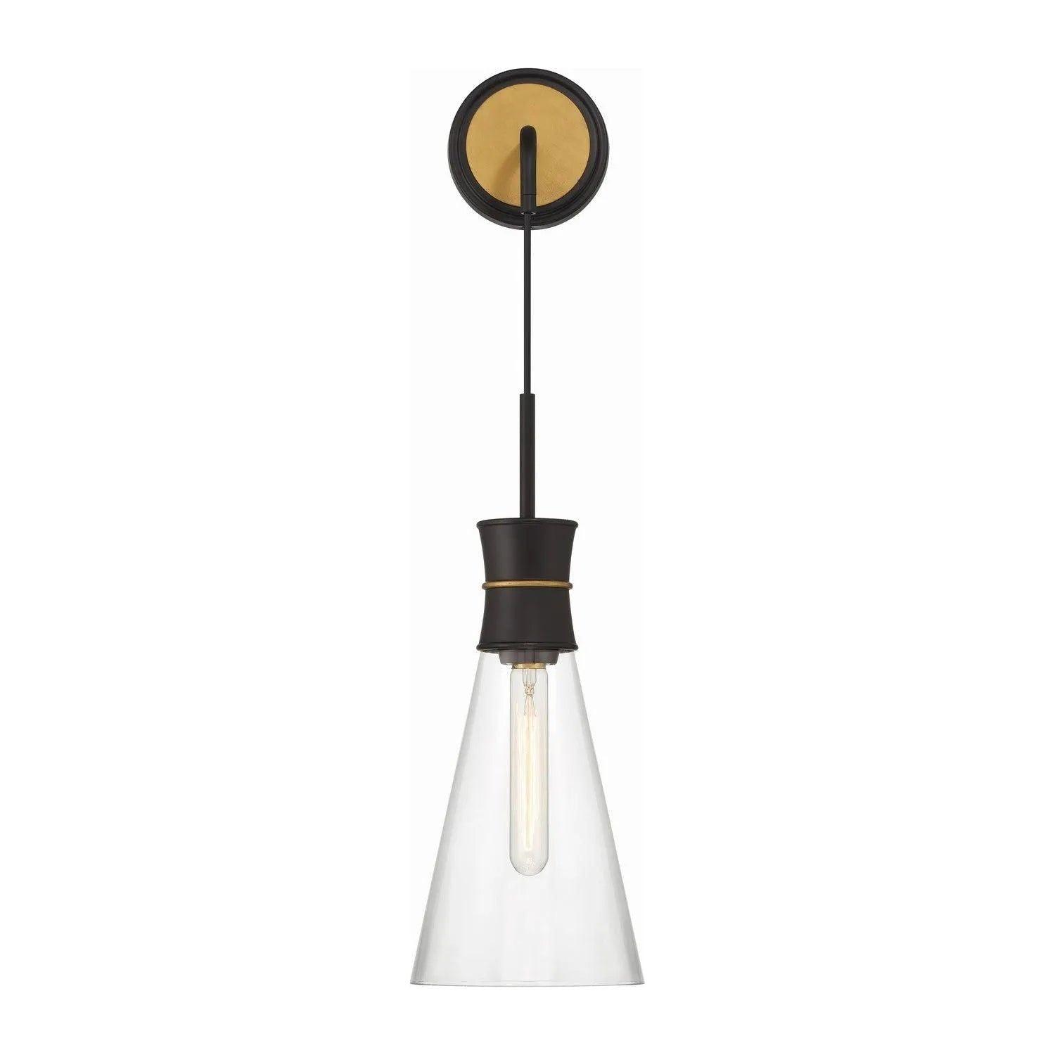 Crystorama - Quinn LED Wall Sconce - QUN-1501-MK-TG - Canada Light Shop