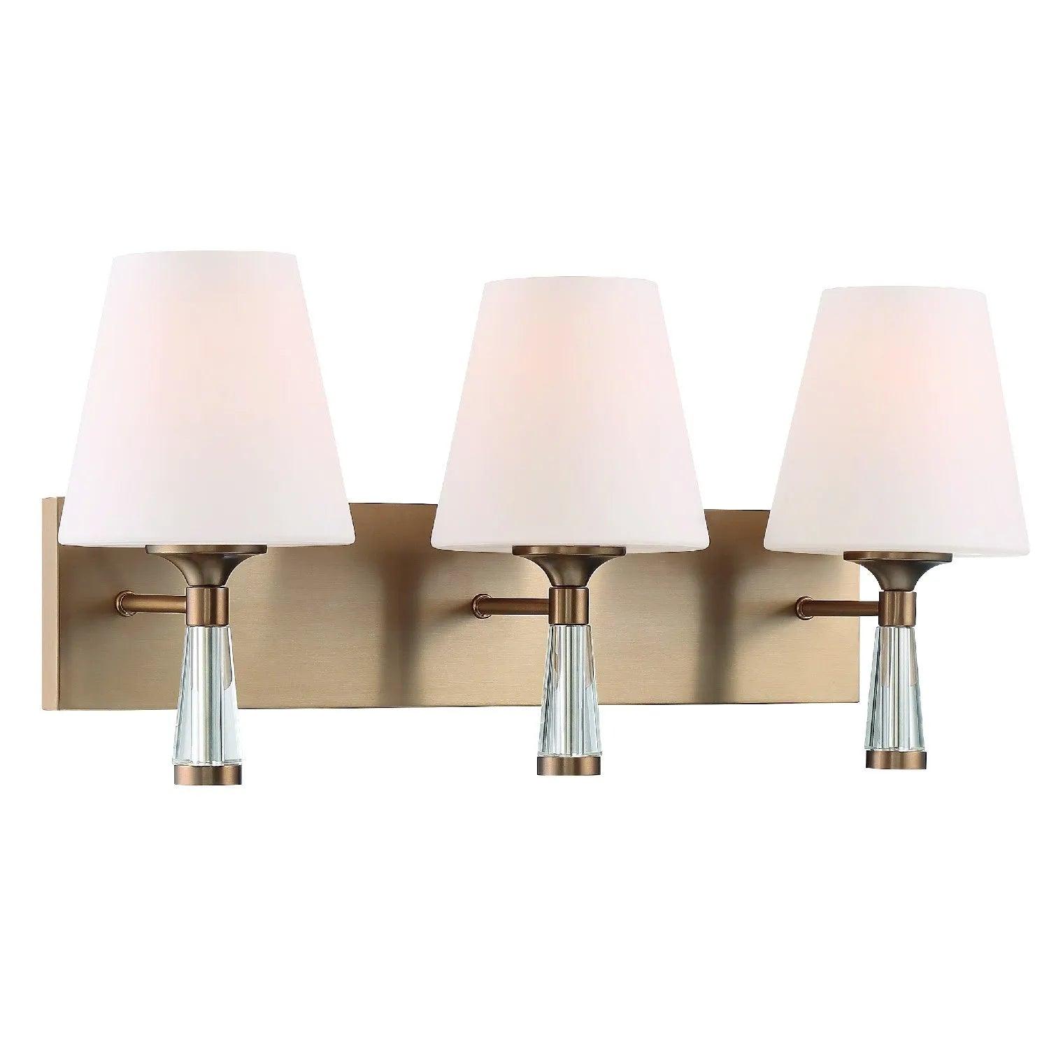 Crystorama - Ramsey Three Light Wall Mount - RAM-A3403-PN - Canada Light Shop
