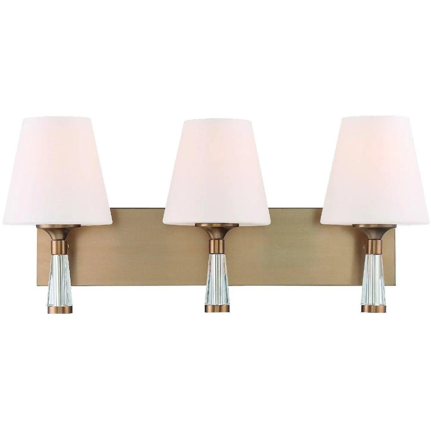 Crystorama - Ramsey Three Light Wall Mount - RAM-A3403-VG - Canada Light Shop