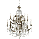 Crystorama - Regis 12 Light Chandelier - 5119-EB-CL-S - Canada Light Shop