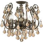 Crystorama - Regis Six Light Ceiling Mount - 5115-EB-GT-S - Canada Light Shop