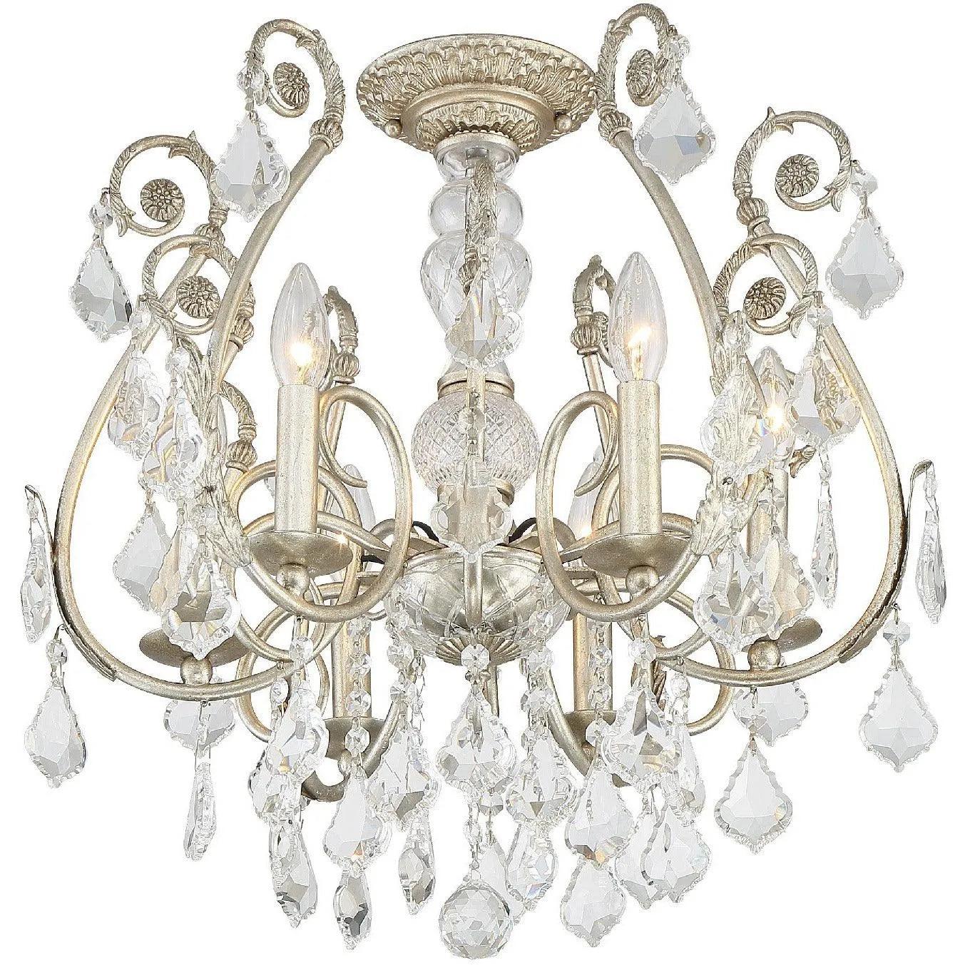 Crystorama - Regis Six Light Ceiling Mount - 5115-OS-CL-MWP_CEILING - Canada Light Shop