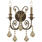 Crystorama - Regis Two Light Wall Mount - 5112-EB-GTS - Canada Light Shop