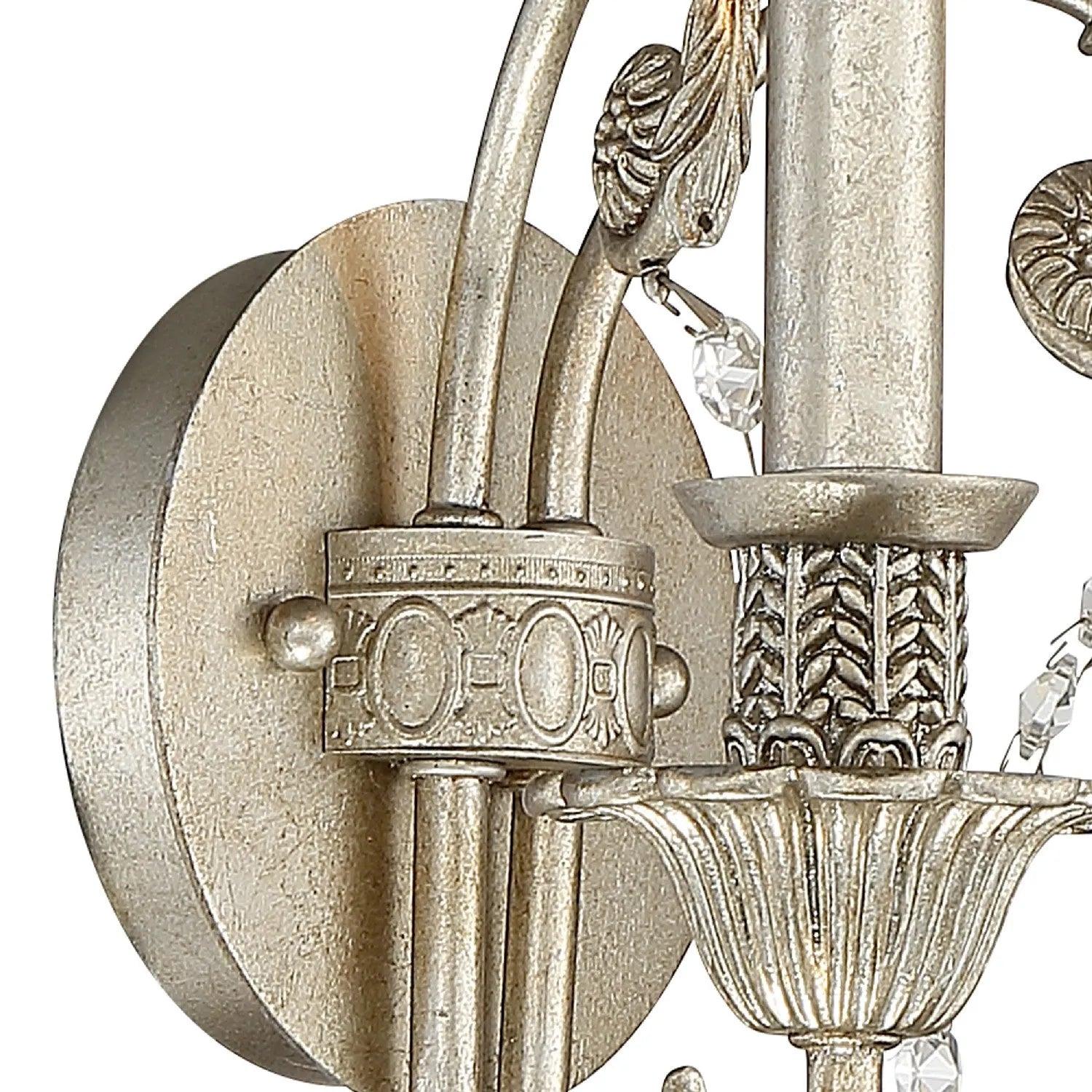 Crystorama - Regis Two Light Wall Mount - 5112-EB-GTS - Canada Light Shop
