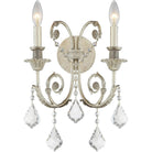 Crystorama - Regis Two Light Wall Mount - 5112-OS-CL-SAQ - Canada Light Shop