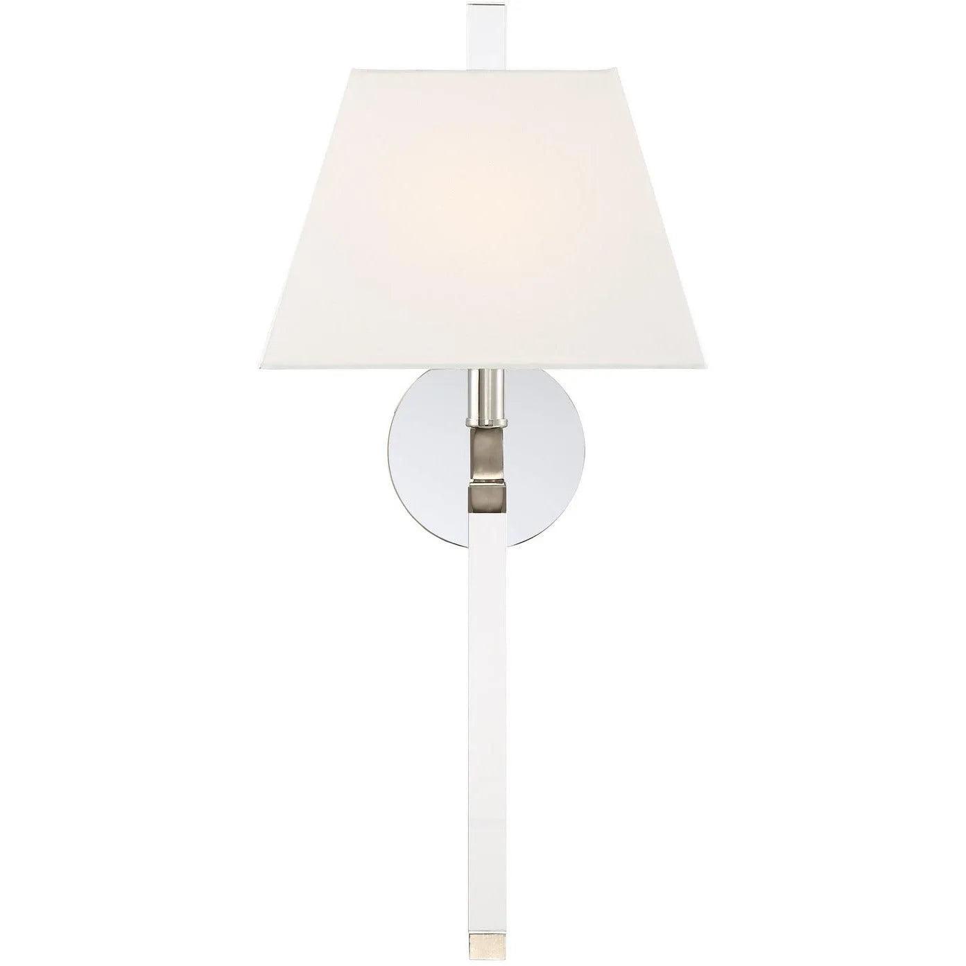 Crystorama - Renee One Light Wall Mount - REN-261-PN - Canada Light Shop