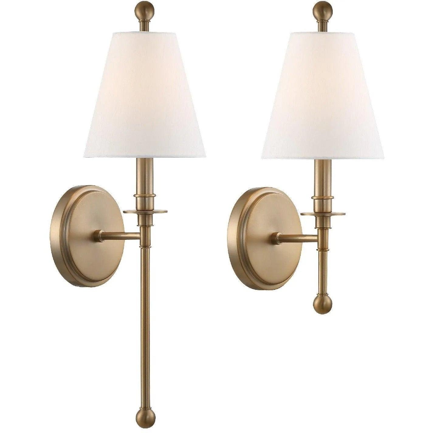 Crystorama - Riverdale One Light Wall Mount - RIV-382-AG - Canada Light Shop