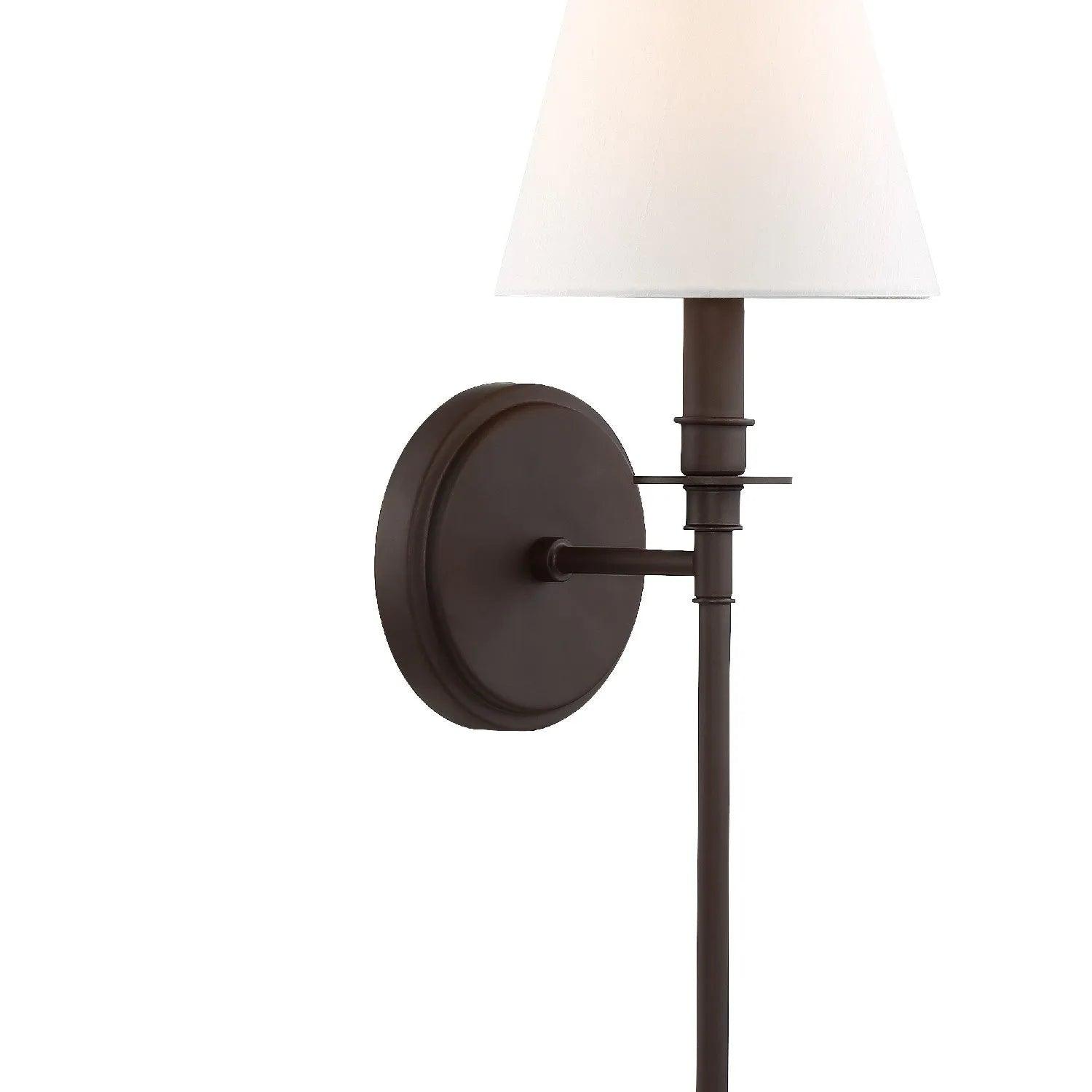 Crystorama - Riverdale One Light Wall Mount - RIV-382-AG - Canada Light Shop