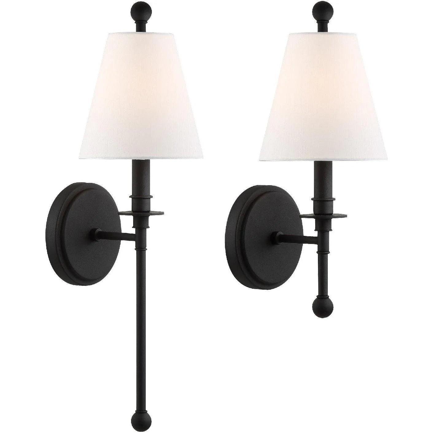 Crystorama - Riverdale One Light Wall Mount - RIV-382-BF - Canada Light Shop