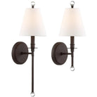 Crystorama - Riverdale One Light Wall Mount - RIV-382-DB - Canada Light Shop