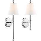 Crystorama - Riverdale One Light Wall Mount - RIV-382-PN - Canada Light Shop