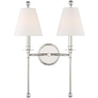 Crystorama - Riverdale Two Light Wall Mount - RIV-383-PN - Canada Light Shop