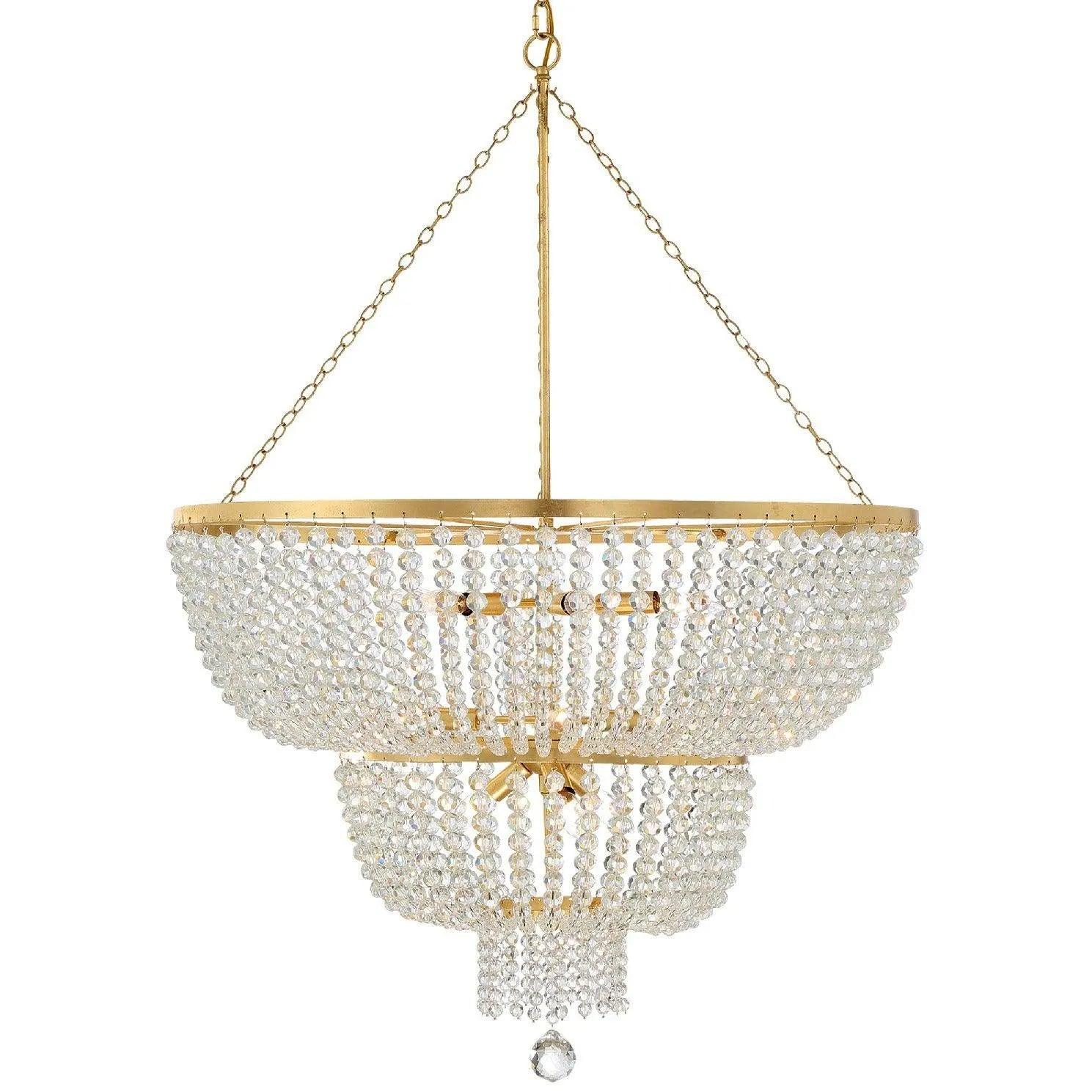 Crystorama - Rylee 12 Light Chandelier - 612-GA - Canada Light Shop