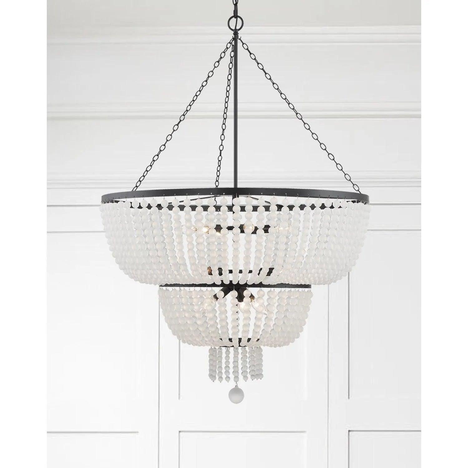Crystorama - Rylee 12 Light Chandelier - 612-MK - Canada Light Shop
