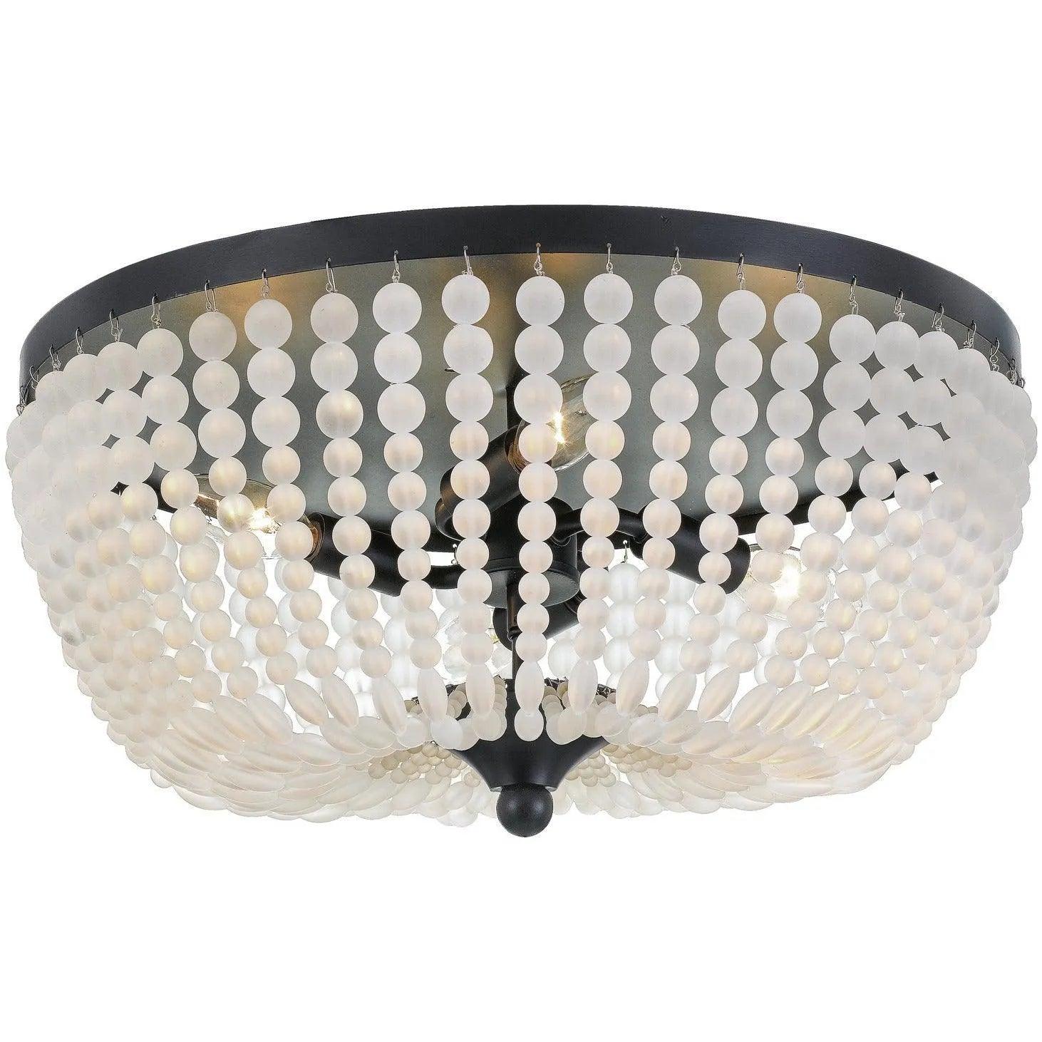 Crystorama - Rylee Four Light Ceiling Mount - 605-MK - Canada Light Shop