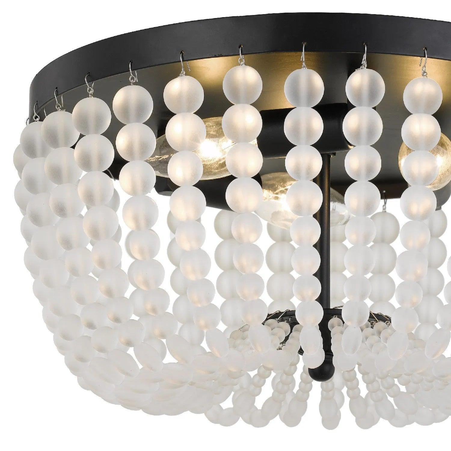 Crystorama - Rylee Three Light Ceiling Mount - 600-FB - Canada Light Shop