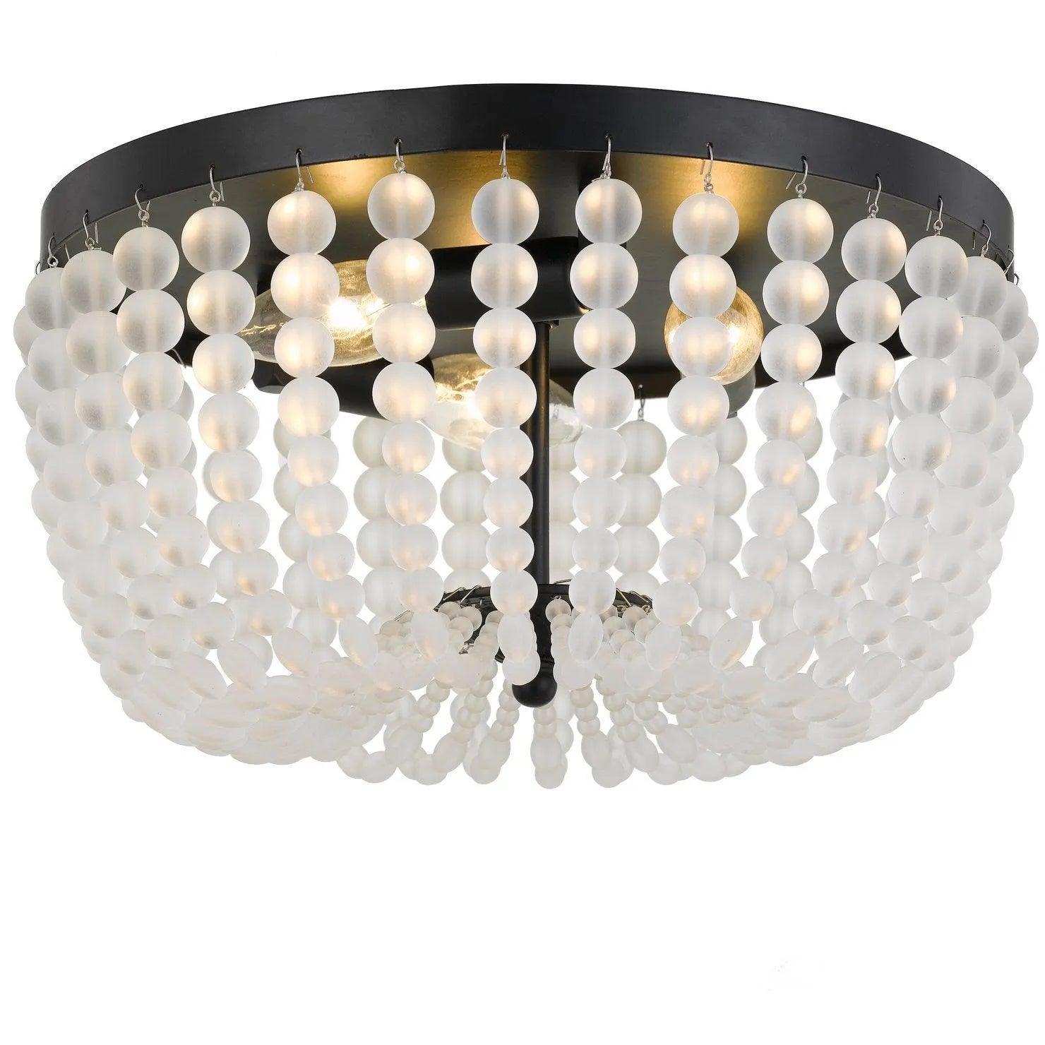 Crystorama - Rylee Three Light Ceiling Mount - 600-MK - Canada Light Shop