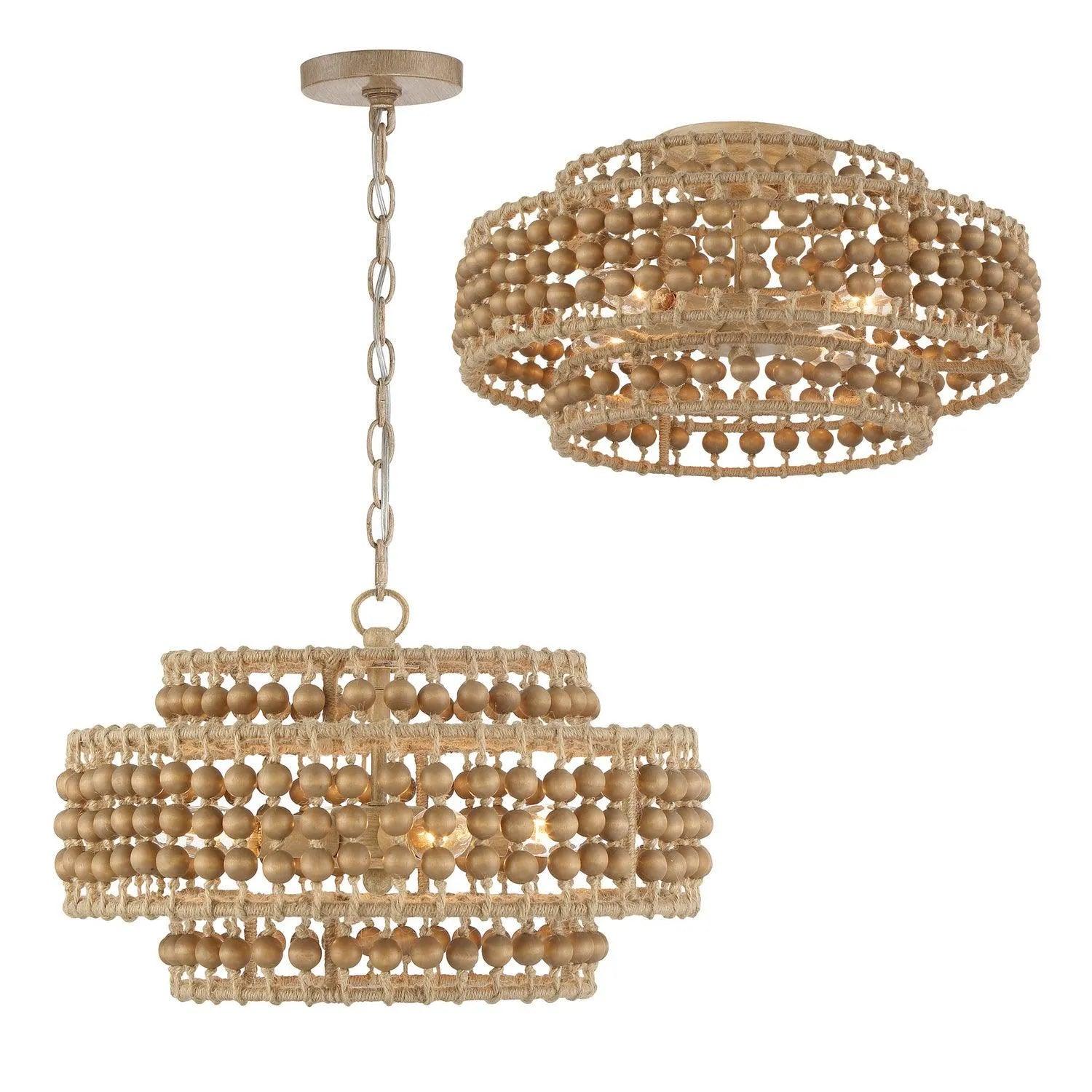 Crystorama - Silas Ceiling Mount - SIL-B6003-BS_CEILING - Canada Light Shop