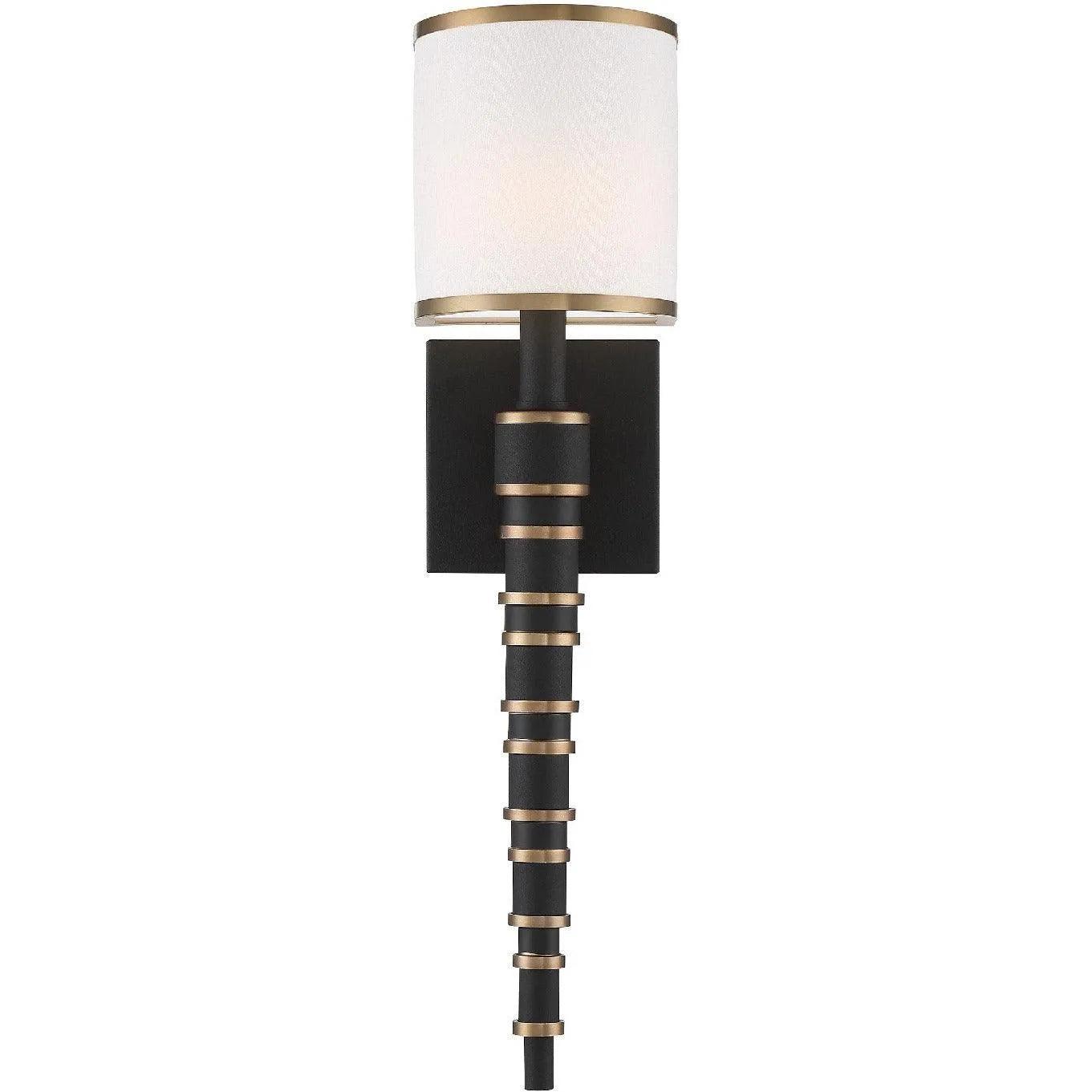 Crystorama - Sloane One Light Wall Mount - SLO-A3601-VG-BF - Canada Light Shop