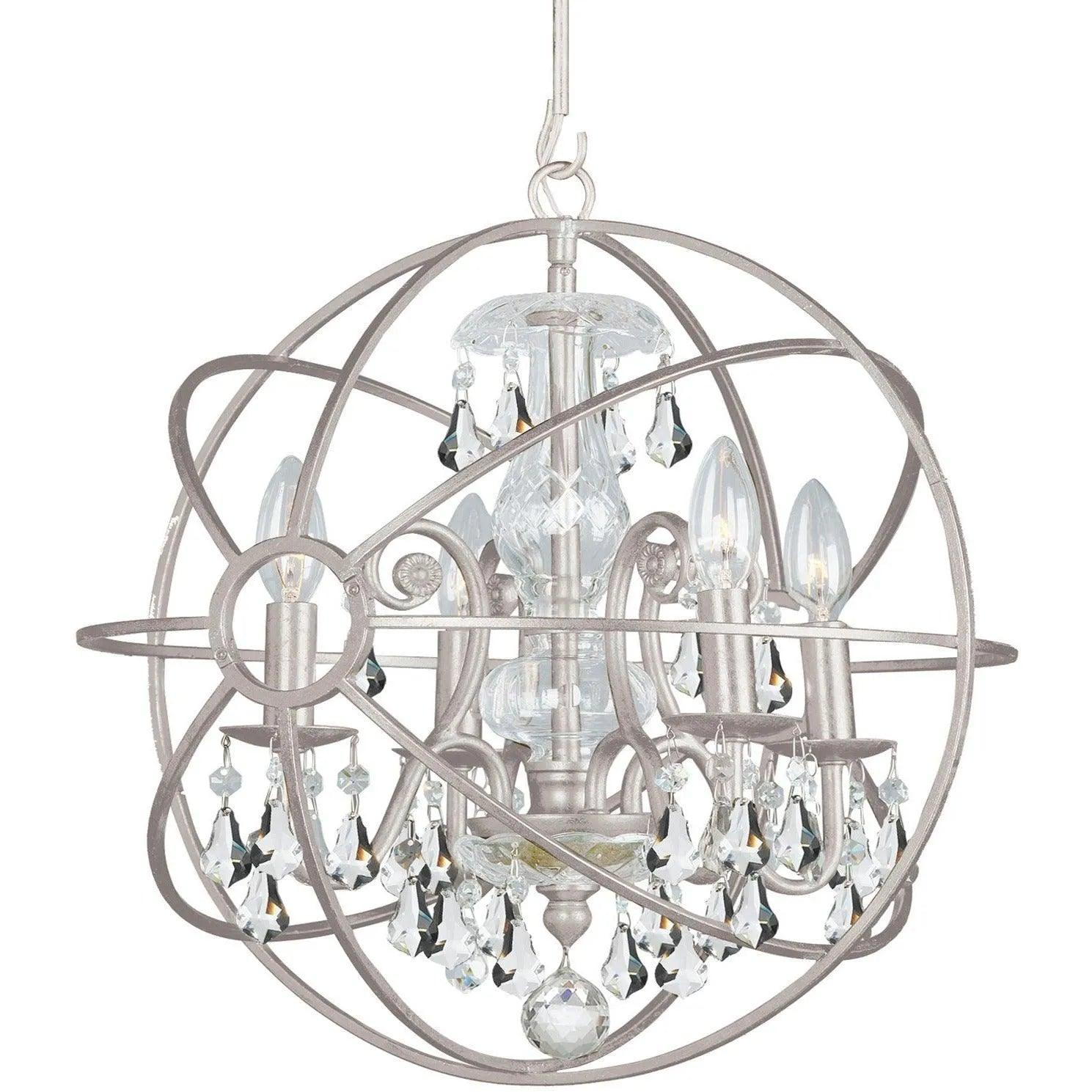 Crystorama - Solaris Four Light Mini Chandelier - 9025-OS-CL-S - Canada Light Shop