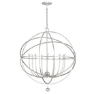 Crystorama - Solaris Nine Light Chandelier - 9229-EB - Canada Light Shop
