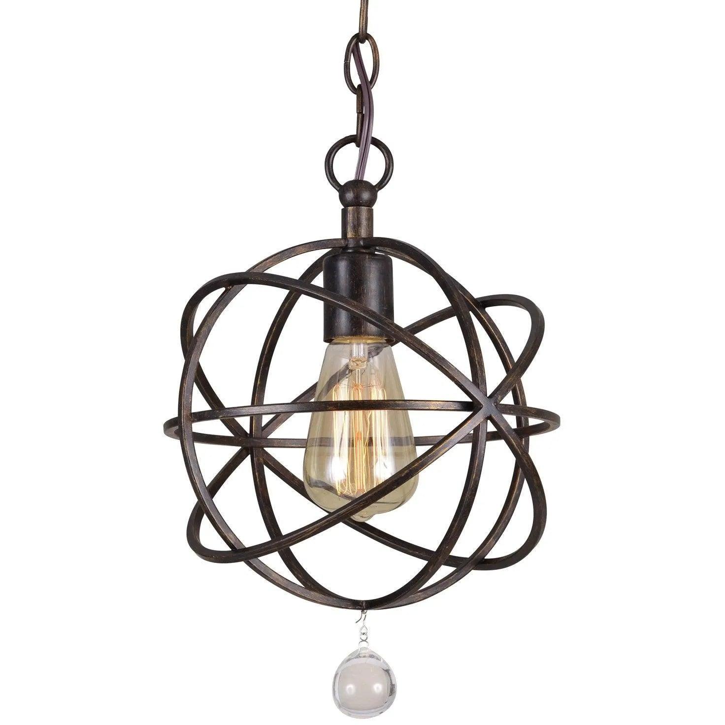 Crystorama - Solaris One Light Pendant - 9220-EB - Canada Light Shop