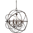 Crystorama - Solaris Six Light Chandelier - 9219-EB-CL-MWP - Canada Light Shop