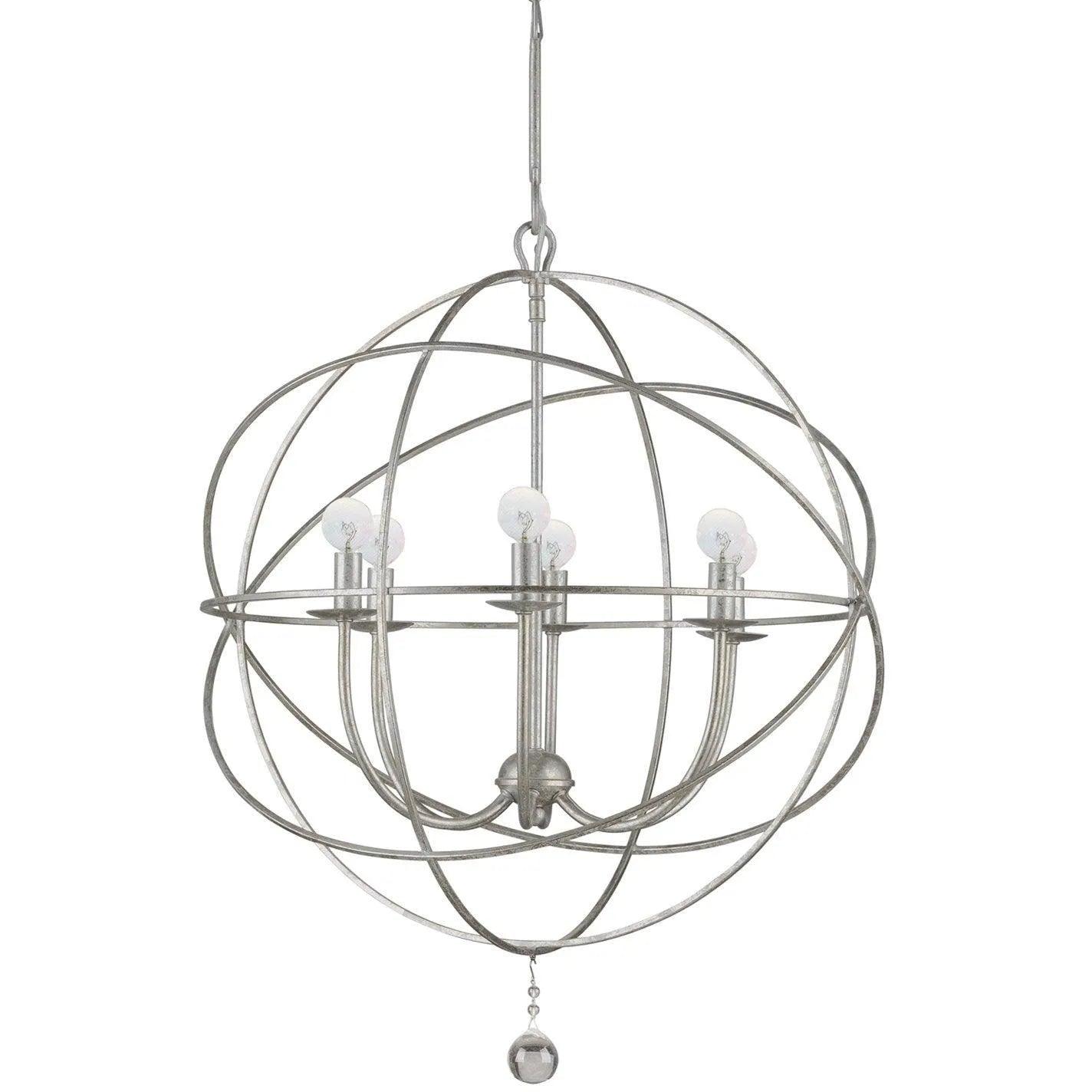 Crystorama - Solaris Six Light Chandelier - 9226-OS - Canada Light Shop